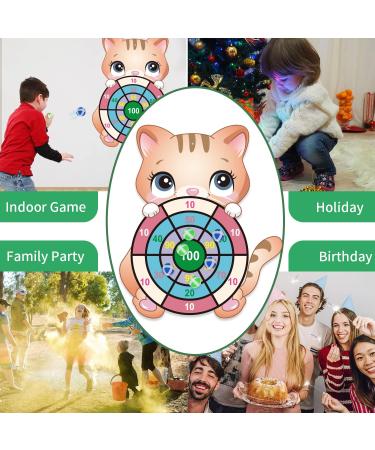 Cxwind Cat Dart Board - Fun & Educational Dart Game for Kids | Birthday Party Games - Buy Online on GoSupps.com