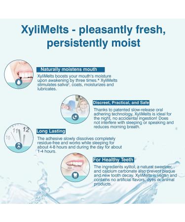 XyliMelts Discs for Dry Mouth Mild Mint 80 ea - Pack of 1 | Fast Relief from Dry Mouth - Buy Online on GoSupps.com