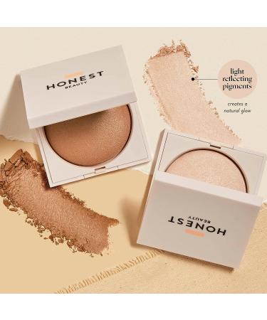 Honest Luminizing Glow Powder - Midnight Reflection Highlighter 0.35 oz for Women - Buy Online on GoSupps.com