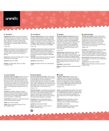 Salmon Oil for Dogs UK - 500ml Natural Omega 3, 6 & 9 Fish Oil with Vitamin E - Healthy Coat, Skin & Immune System - Joint Supplements for Dogs & Cats - Buy Online on GoSupps.com