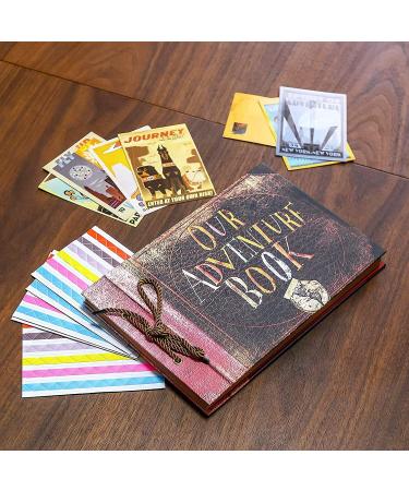 T-HAOHUA Anniversary Photo Album Scrapbook - Wedding Adventure Book 11.6x7.5 80 Pages with Bonus Postcards and Self-Adhesive Corners - Buy Online on GoSupps.com