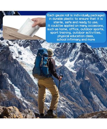 50-Pack 4x4yd Sterile Gauze Bandage Rolls for Wound Care - Medical Grade Fluff Wrap Roll - Buy Online on GoSupps.com