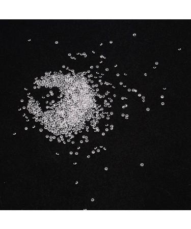 MULOUTSPO 1440 Pieces Micro Type Diamond DIY Nails Rhinestone Crystal Flat Back Not Rhinestone Need Glue Nail Art Decoration Cosmetics White - Buy Online on GoSupps.com