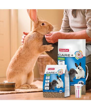 Beaphar Care+ Rabbits & Small Mammals - 5 kg | Supports Immunity Digestion & Dental Health with Spirulina & Omega Fatty Acids - Buy Online on GoSupps.com