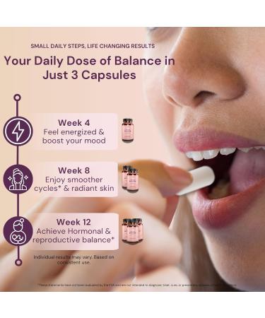 QSTA Myo-Inositol & D-Chiro Inositol Supplement for Women 2050mg (40:1 Ratio) 9-in-1 Hormonal Balance & Metabolic Support with Folate, Vitamin B6, B12, D3, Zinc & Chromium. 90 Myo Inositol Capsules - Buy Online on GoSupps.com