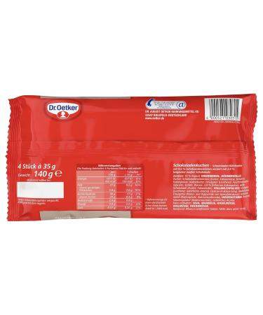 Buy Dr. Oetker Mini Chocolate Cake 5 Pack | 35g Cocoa Sponge & Glaze | Ready to Eat Snack - Buy Online on GoSupps.com