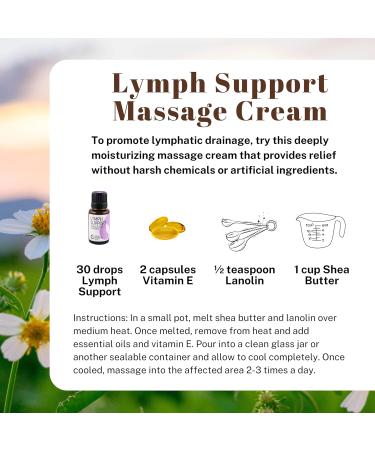 Rocky Mountain Oils Lymph Support Essential Oil Blend | 100% Pure Natural Lymphatic Massage Oil - 15ml - Buy Online on GoSupps.com