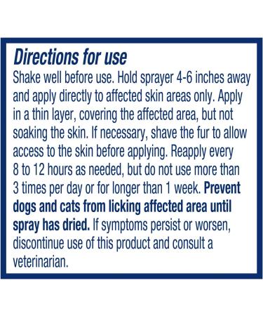 ProSense Hydrocortisone Itch Relief Spray 4oz for Dogs and Cats - Buy Online on GoSupps.com