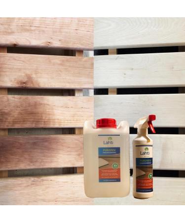Lahti Sauna Care Set - Premium Wood Protection & Cleaning for Your Sauna | Includes PURUVESI OULUJ RVI & Accessories | International Shipping Available - Buy Online on GoSupps.com