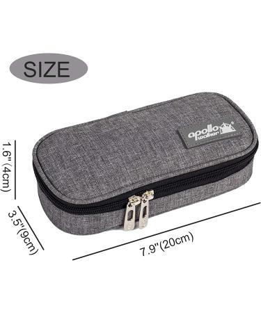 Apollo Walker Insulin Cooler Travel Case with Ice Packs - Gray Small - Buy Online on GoSupps.com