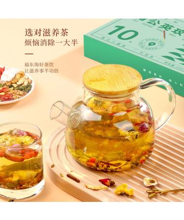  HQZMCTE Natural Pink Dandelion Flower Herbal Tea Combined 50g Sachet of Chinese Herbal Tea Healthy And Soothing - Buy Online on GoSupps.com