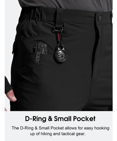 G Gradual Men's Ripstop Tactical Cargo Pants | Waterproof Stretch Hiking Pants for Men - Black, Large - Buy Online on GoSupps.com