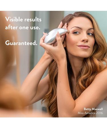 Microderm GLO Diamond Microdermabrasion Machine - Clinical Skin Treatment & Exfoliator for Bright Clear Skin - Advanced Home Facial Kit (Silver) - Buy Online on GoSupps.com