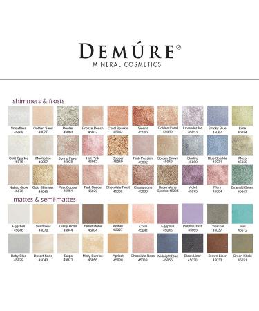 Demure Mineral Baby Blue Matte Eyeshadow - Loose Powder for Professional Eye Makeup - Buy Online on GoSupps.com