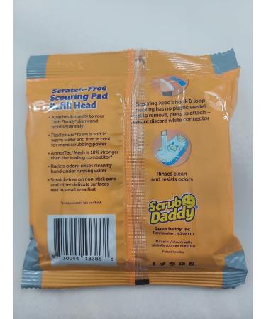 2 Scour Daddy Replacement Heads for Dish Daddy Scrub Daddy Refills for Dish Wand Scratch-Free Smiling Scrubbers Scouring Pads for Kitchen Bathroom Home Office Indoor or Outdoor Cleaning - Buy Online on GoSupps.com