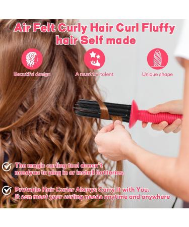 Buy Fluffy Curling Iron & Hair Curler - Antislip Wand for Effortless Curls | International Shipping Available - Buy Online on GoSupps.com