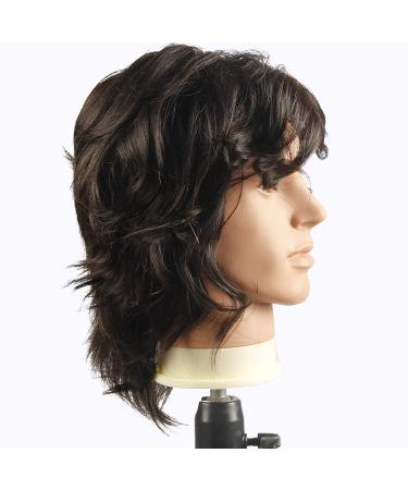 Male Mannequin Head with 100% Human Hair for Cutting and Styling | Cosmetology Manikin Head with Clamp Stand - Buy Online on GoSupps.com