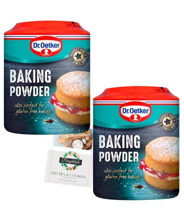Baking Powder Bundle with Dr. Oetker 170g 2 Pack + Brightdale Kitchen Booklet - Buy Online on GoSupps.com
