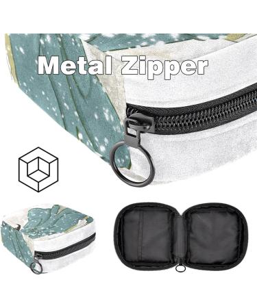 GIAPB Sanitary Napkin Storage Bag | Period Tampon Makeup Pad Pouch | Vintage Winter Landscape Color5109 - Buy Online on GoSupps.com
