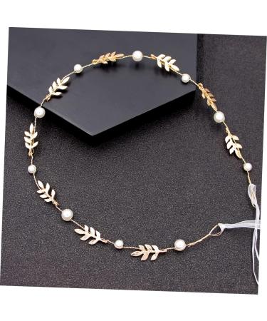 minkissy Hair Bands for Women's Hair Wedding Headband Ladies Headbands Bride Headpieces for Wedding Headwear for Women Bride Headband Gold Tiara Gold Hair Ties Bridesmaid Crystal Pearl - Buy Online on GoSupps.com