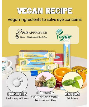 CHASIN' RABBITS Bunny Line Smoother Eye Cream Roller - Vegan Korean Skin Care | Surgical Steel Ball Stick | Eye Roller for Wrinkles, Dark Circles & Bags (0.5oz) - Buy Online on GoSupps.com