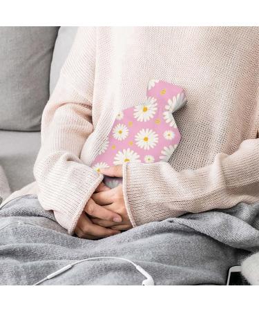 Daisy Hot Water Bottle with Plush Cover - Hand Warmer for Adults & Kids | 26.5x15.3cm - International Shipping Available - Buy Online on GoSupps.com