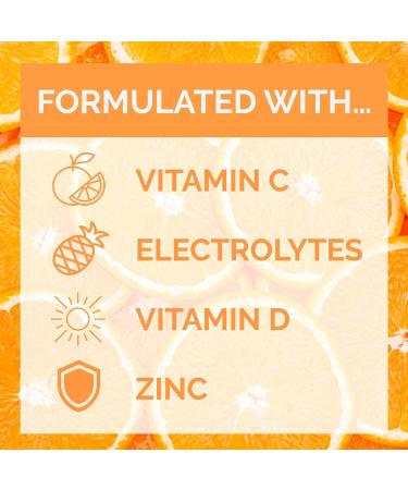 Emergen-C Immune+ 1000mg Vitamin C Powder Supplement Drink Mix Immune System Booster Super Orange 24 Packets Vitamin Orange 223.2 g (Pack of 1) - Buy Online on GoSupps.com