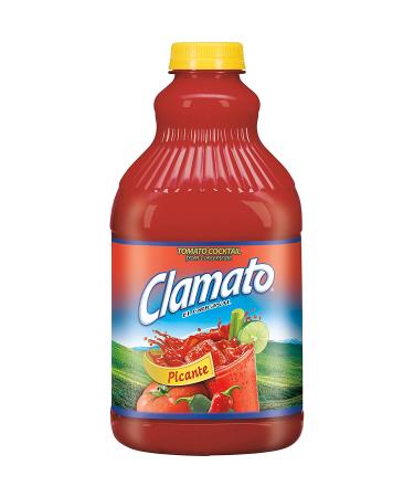 Clamato Picante Tomato Cocktail 64 fl oz Bottles - Pack of 8 - Buy Online on GoSupps.com