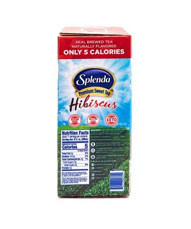 SPLENDA Premium Hibiscus Tea On Tap - 1 Gallon Bag In Box Ready to Drink Liquid - 128 Fl Oz - Buy Online on GoSupps.com