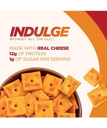 Pure Protein Cheddar Cheesy Crackers - High Protein Snack, 12G Protein, 1.34 oz, 12 Count - Buy Online on GoSupps.com