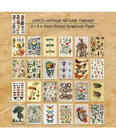 GIFTSFARM 150 Sheets of Scrapbook Paper Aesthetic Vintage Scrapbooking Supplies Pack Ephemera for Junk Journal Cute Notebook Stationary Journal kit Wall Collage Kit Vintage Decor Vintage Scrapbooking Paper - Buy Online on GoSupps.com