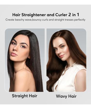 TerviiiX Titanium Smooth Iron - 45mm Wide Plates for Thick Hair PTC Quick Heating Dual Voltage Smoothing Iron for Curls & Straightening - Buy Online on GoSupps.com