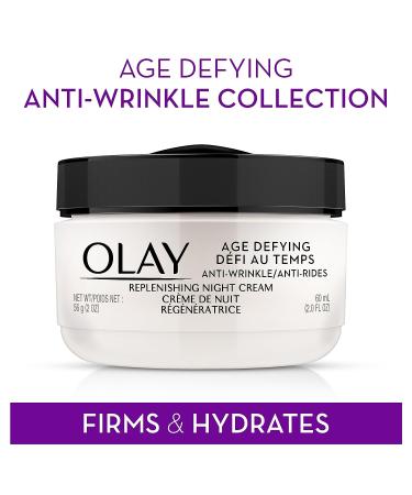 OLAY Age Defying Anti-Wrinkle Night Cream - Replenishing Formula - Buy Online on GoSupps.com