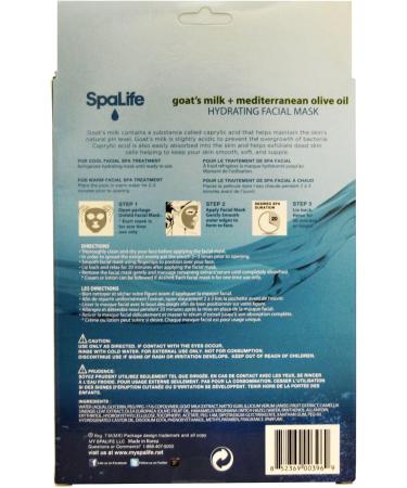 My Spa Life Forever Luminous Facial Mask - Goat's Milk & Mediterranean Olive Oil - Rejuvenating 3-Pack for Radiant Skin - Buy Internationally - Buy Online on GoSupps.com