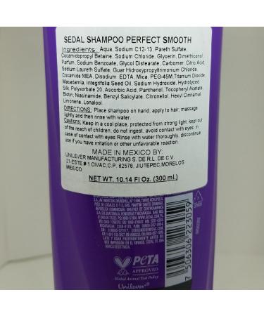 Sedal Liso Perfecto Shampoo 340 ml SEALED - Smooth & Shiny Hair International Shipping Available - Buy Online on GoSupps.com