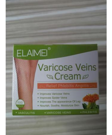Varicose Veins Cream 50g Effective Relief for Spider Veins & Varicose Veins | Legs Care Ointment for Smooth Skin - Buy Online on GoSupps.com