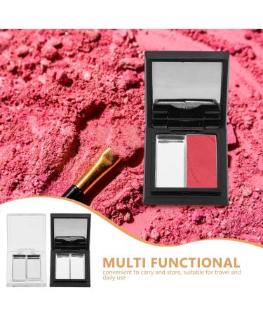 BETOOKY 2 Aluminum Makeup Palettes Dual Color Refillable Eyeshadow Lipstick Compact Durable for Blush Highlighter Contour for Travel DIY Face Paint - Buy Online on GoSupps.com