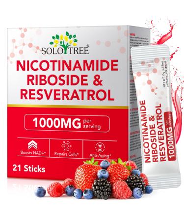 bnHUlMXw NAD Liquid Supplement 1000mg Premium Nicotinamide Riboside & Resveratrol NAD+ Berry Flavor Drink Mix for Skin Aging Support Boosts Cellular Energy NAD Supplements for Men & Women 30 Packs