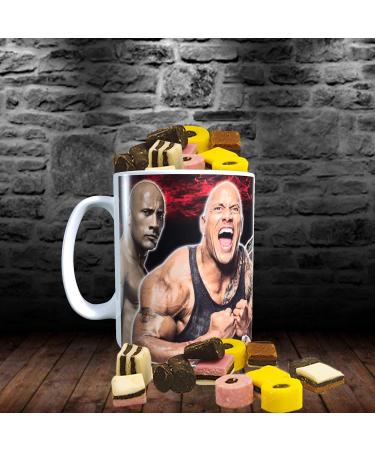 Dwayne Johnson Celebrity Icon Mug with Choice of Sweets Gift - Buy Online on GoSupps.com