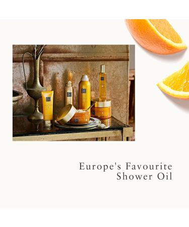 RITUALS Shower Oil from The Ritual of Mehr 200 ml - With Sweet Orange & Cedar Wood - Energising & Stimulating Properties with Vitamin C Cedar Citrus Floral 200 ml (Pack of 1) - Buy Online on GoSupps.com
