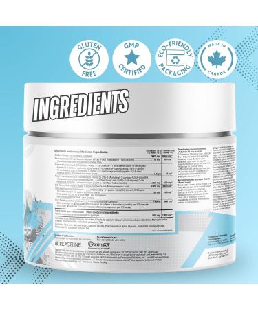 Shop Sante Pre Workout Plus Preworkout Energy Powder 150mg Caffeine Citrulline Beta Alanine Sports Drink Supplement for Men and Women 50 servings - Snow Cone - Buy Online on GoSupps.com