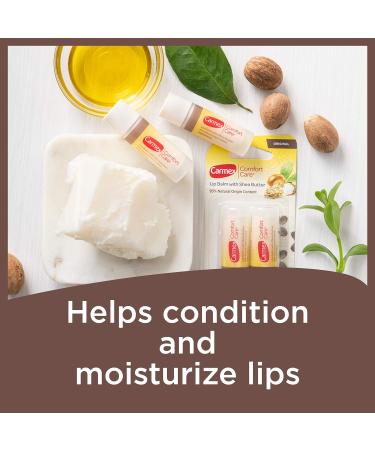 Carmex Comfort Care Lip Balm Sticks with Shea Butter - 0.15 OZ, 2 Count (Pack of 1) - Buy Online on GoSupps.com