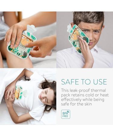 Navari Children's Cooling Pillows - 2-Part Jungle Thermal Cushions | Gel Pillow Compress & Cooling Pack for Warm & Cold Relief - Buy Online on GoSupps.com