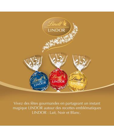 Lindt - LINDOR Heart Box - Milk Chocolate Black and White - Fondant Heart - Ideal Valentine's Day and Mother's Day 200g - Buy Online on GoSupps.com