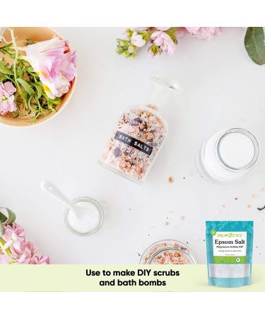 Sky Organics Epsom Salt 5 lbs - Soothe, Refresh & Relax Your Body - Buy Online on GoSupps.com