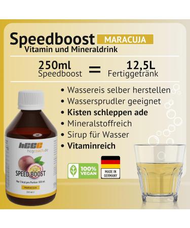 HCGC Original Basic Package - 30 Days Nutritional Supplements & Free 9 Days Cure | Sugar-Free Speedboost Syrup | Metabolic Boost Guide (Maracuja) - Buy Online on GoSupps.com