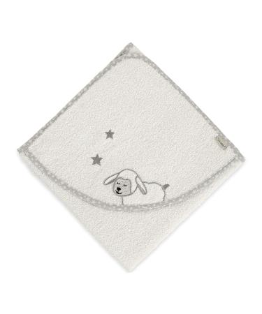 Buy Sterntaler Bear Ben & Sheep Stanley Hooded Bathing Towel Bundle | Light Green & Beige Perfect for Infants (0 Months+) | 80x80cm & 100x100cm | International Shipping Available - Buy Online on GoSupps.com