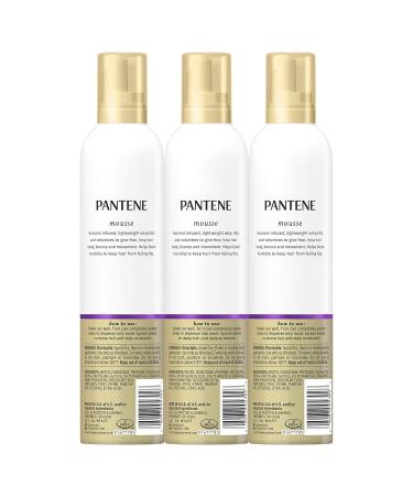 Pantene Mousse 6.6oz (Pack of 3) - Volumizing Hair Styling Foam - Buy Online on GoSupps.com