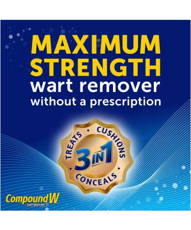 Compound W One Step Pads 14 Pads, Salicylic Acid Wart Remover - 2 Pack - Buy Online on GoSupps.com