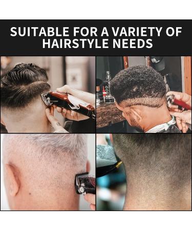 Wahl Hair Clipper Guards Set - 6PCS Black Metal Clip Guides for 1.25-2.5 in - Fits Most Full Size Clippers - Yinke - Buy Online on GoSupps.com